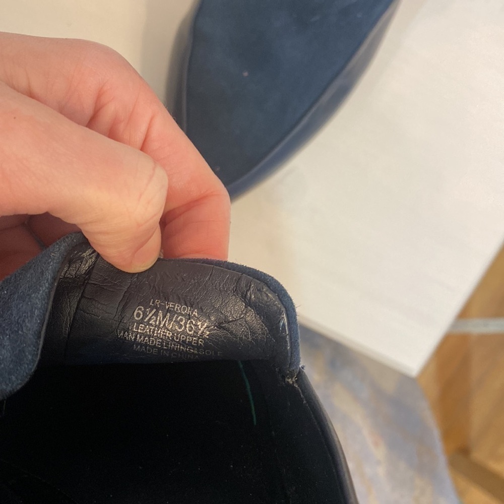 Lord & Taylor Leather Pointed Heeled‎ Loafers - Picture 10 of 13